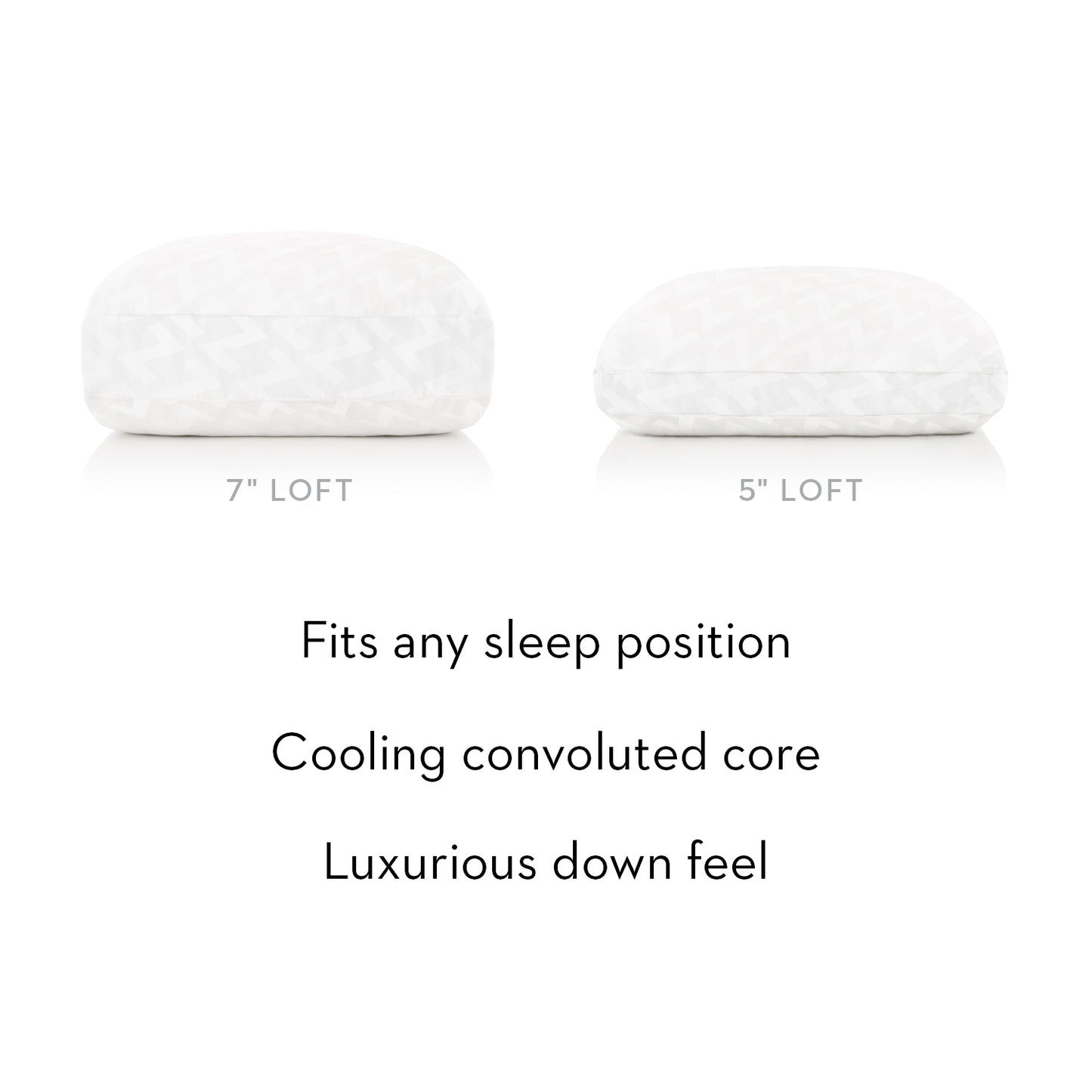 Cooling Gel Convolution Pillow with TENCEL Cover - King Size