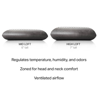 King Size Zoned ActiveDough Pillow with Bamboo Charcoal