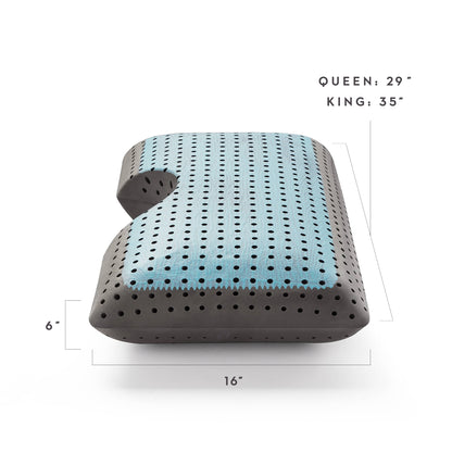 Shoulder CarbonCool Pillow with OMNIPHASE Technology - Queen King Size