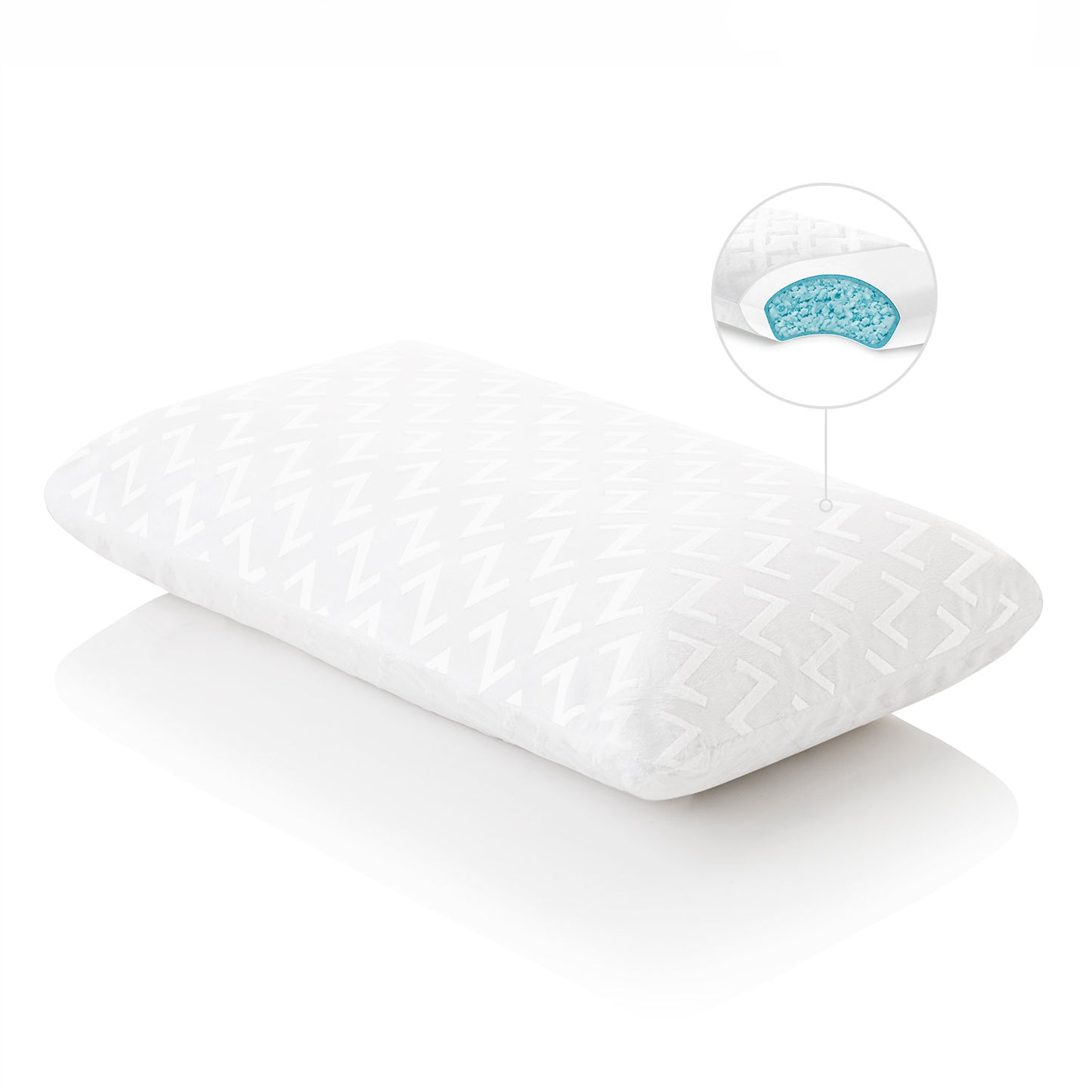 Shredded Gel Dough Pillow with TENCEL Cover for Temperature Control