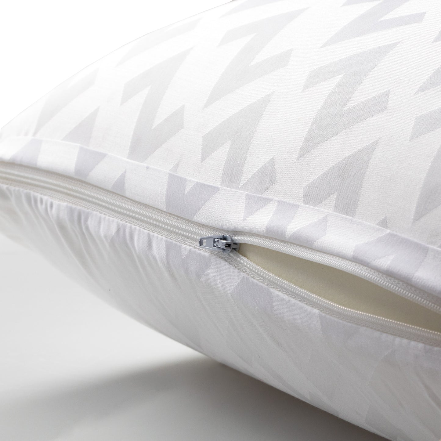 Hypoallergenic Zoned Pillow with TENCEL Cover zipper