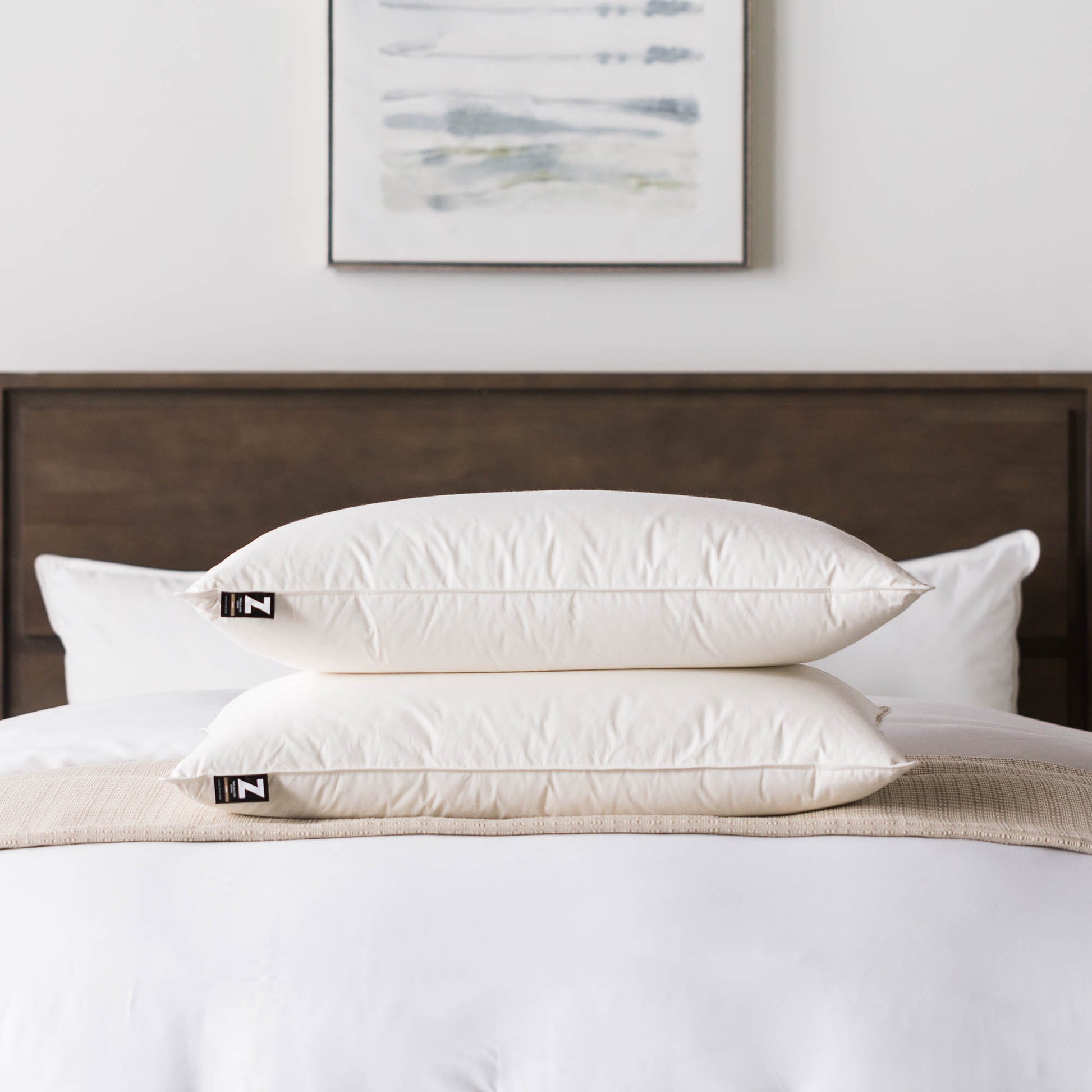 King Size Z TripleLayer Down Pillow for Comfort and Support