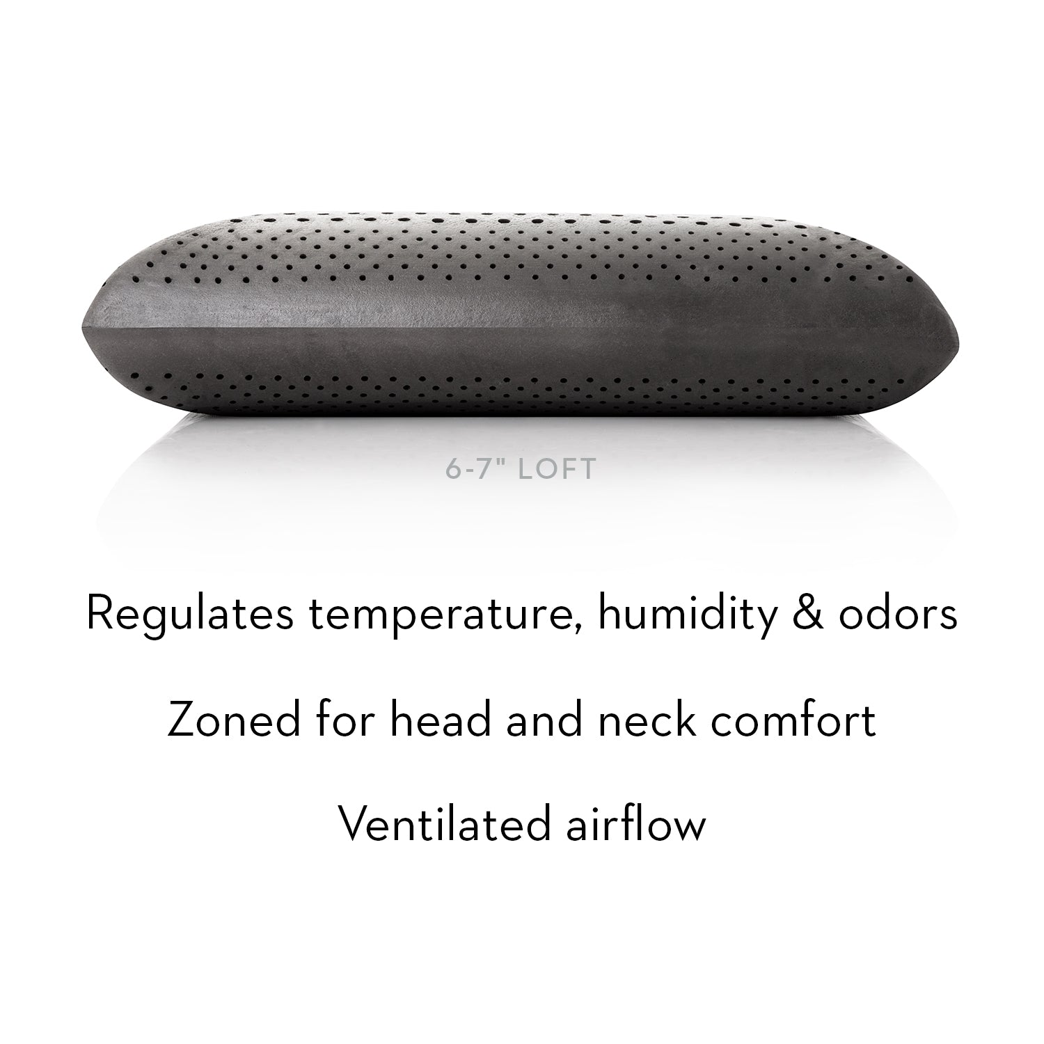 Zoned ActiveDough Pillow with Bamboo Charcoal