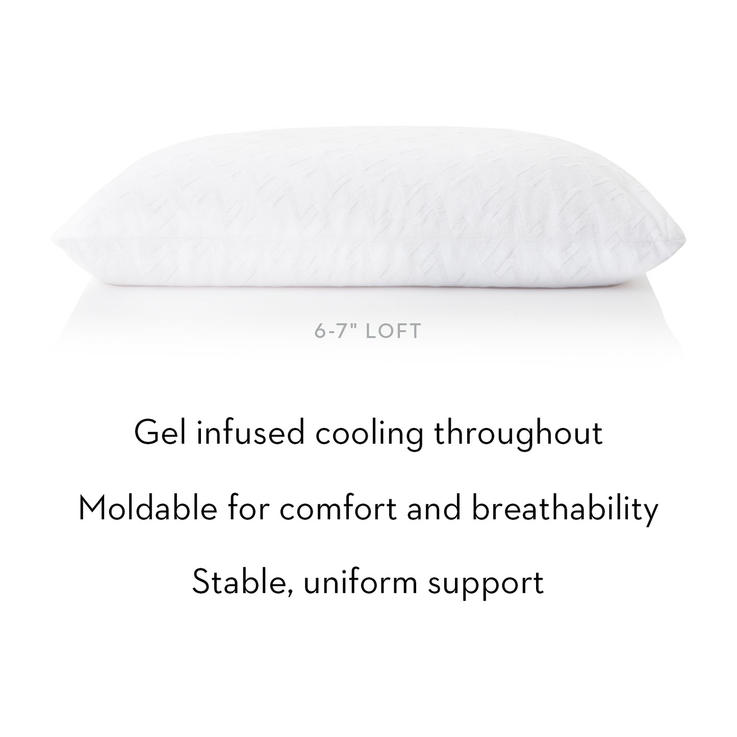 Breathable Cooling Gel Pillow for Side Sleepers - Queen and King Size