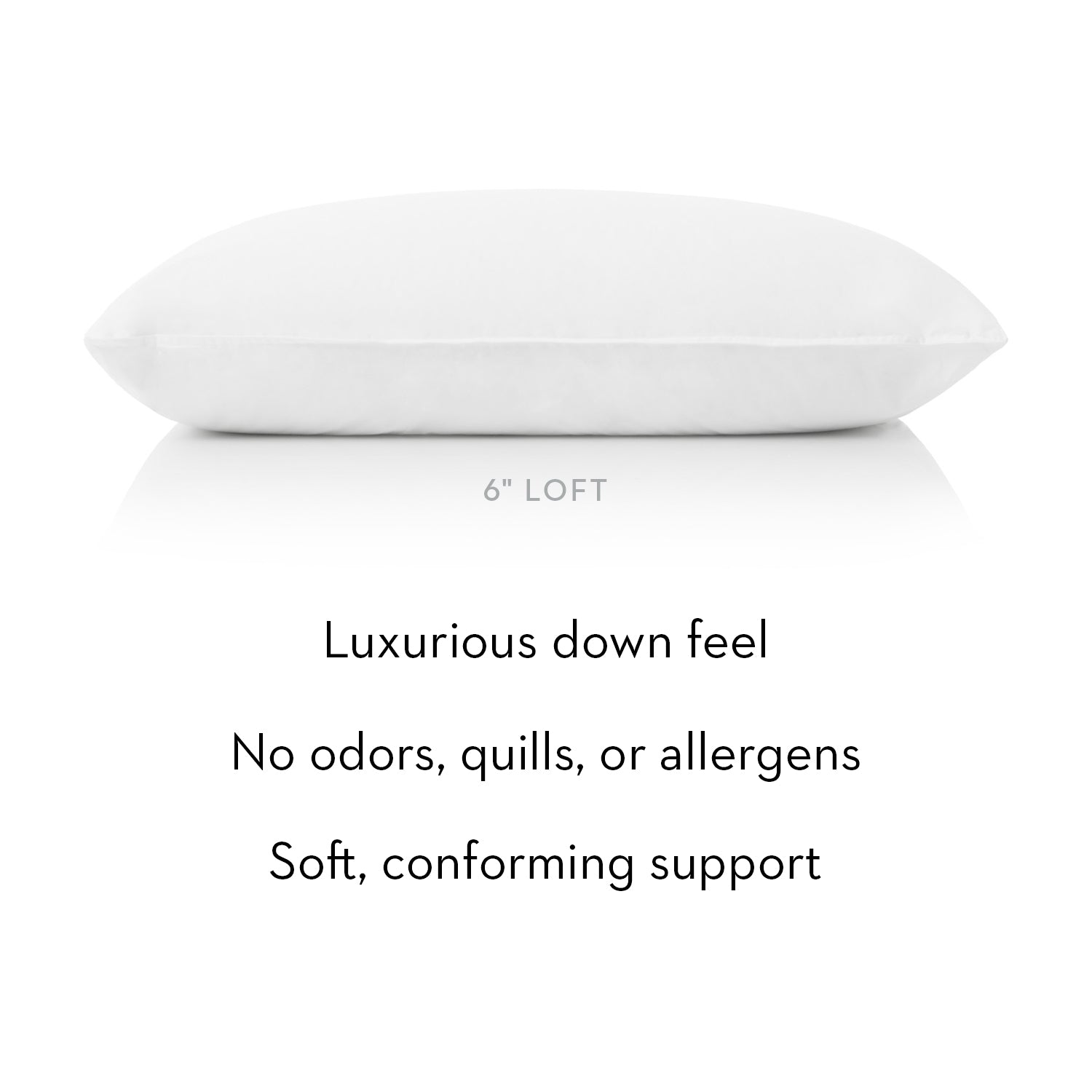 Gelled Microfiber + Memory Foam Layer Pillow - Ultimate Comfort Sleep