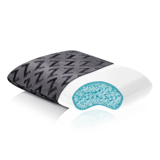 Travel-Sized Shredded Gel Dough Pillow with Moldable Memory Foam