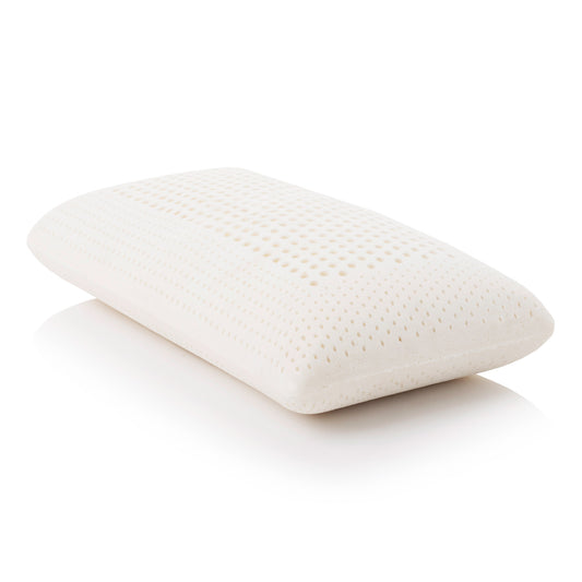 Zoned Talalay Latex Pillow with Natural Latex and Zoned Support - Queen Size